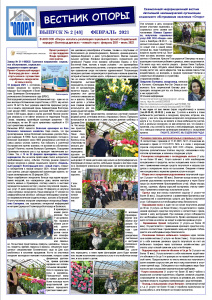 ИНФОРМАЦИОННЫЙ СЕРВИС АНО СОН «Опора», № 2 (43)