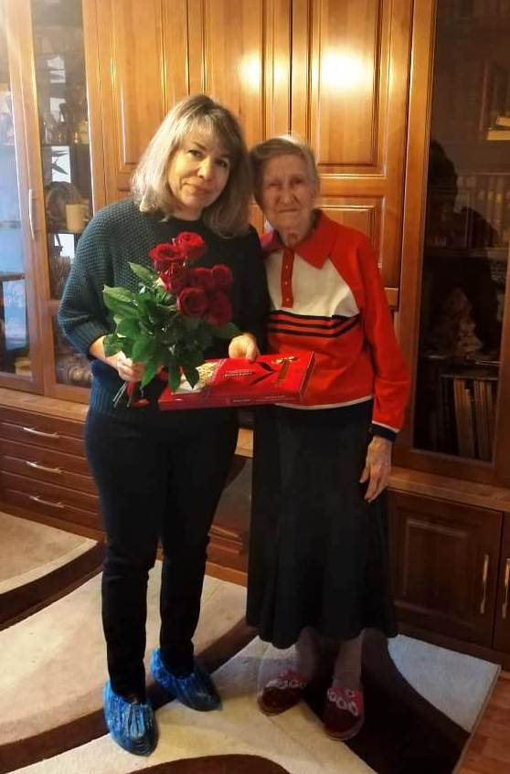 Поздравляем с 100-летним юбилеем СТАНОВСКУЮ Нину Владимировну, ветерана Великой Отечественной войны, участницу Сталинградской битвы, получателя социальных услуг АНО СОН «Опора»! Поздравляем с 100-летним юбилеем СТАНОВСКУЮ Нину Владимировну, ветерана Великой Отечественной войны, участницу Сталинградской битвы, получателя социальных услуг АНО СОН «Опора»!