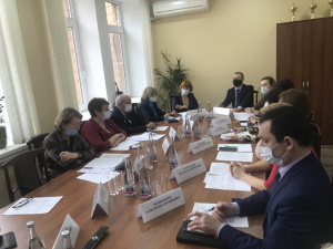 Участие в заседании общественного совета при комитете социальной защиты населения Волгоградской области 