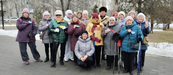 7 марта  прошло очередное групповое оздоровительное занятие в сквере им.8 Марта 