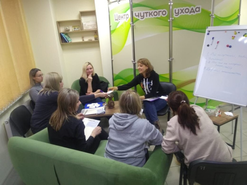 Продолжается работа по психологическому сопровождению профессиональной деятельности социальных работников, осуществляющих долговременный уход