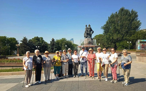 20 июня состоялось групповое оздоровительное занятие на Центральной набережной Волгограда 