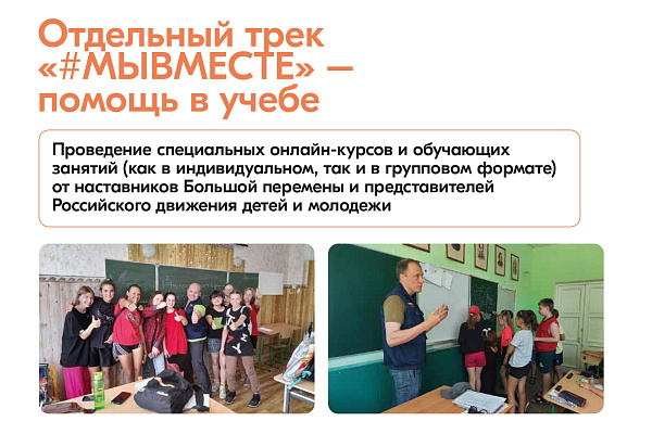 Информация о деятельности штабов #МЫВМЕСТЕ