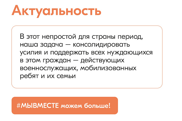 Информация о деятельности штабов #МЫВМЕСТЕ